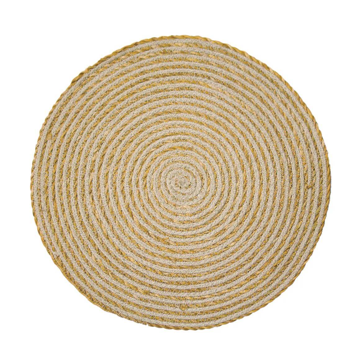 Maytime Placemat Round - Antique White